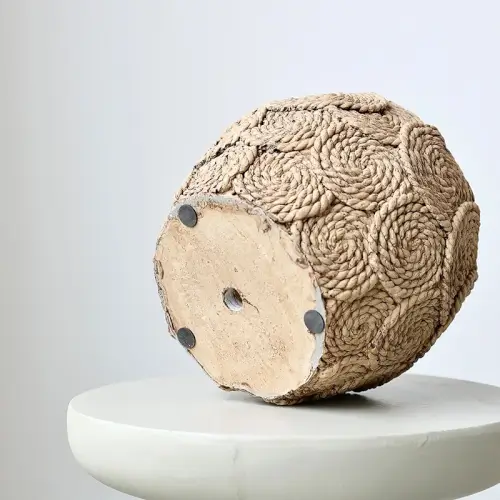 Chậu xi măng giả mây tre - Nhà Có Chậu